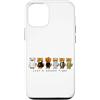 Funny Tiger Lover Halloween Animal Gifts Custodia per iPhone 12/12 Pro Grafica spettrale di Halloween dell'autunno degli amanti degli animali della tigre