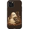 Halloween in October Custodia per iPhone 11 Pro Carino Fantasma Raccoon Autunno Halloween
