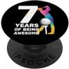 COOL GOLF DESIGNS AND OUTFITS GOLFER 7 ANNI OF BEING AWESOME GOLF 7. COMPLEANNO PopSockets PopGrip Adesivo