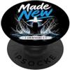 Christian Faith & Water Baptism Inspirat Made New in Christ Jesus - Christian Faith Baptism Women's PopSockets PopGrip Adesivo