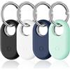 NEUTYPECHIC Custodia con portachiavi per Samsung Galaxy SmartTag 2, 4 pezzi, in silicone morbido, anti-graffio, antiurto