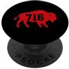 Buffalo New York BFLO B-Lo WNY Shirts Te 716 Area Code Buffalo New York BFLO WNY Cool PopSockets PopGrip Adesivo
