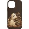 Halloween in October Custodia per iPhone 13 Pro Max Carino Fantasma Raccoon Autunno Halloween