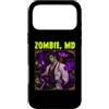 Halloween Glam Retro Vintage Comics Pop Custodia per iPhone 17 Pro Max Zombie MD Undead Doctor Medicine Medical Spooky Horror da uomo