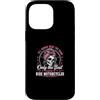 Women Motorcycle Riders Skull Biker Custodia per iPhone 14 Pro Max Solo le migliori donne che iniziano a guidare le motociclette
