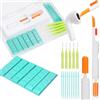 oumuik Set di pulizia per cellulare, cuffie, set di pulizia multifunzione per AirPods, iPad, accessori iPhone, tappi per le orecchie, laptop, tastiera, presa di ricarica, gadget tecnici