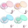WHAMVOX Macaron Pulitore con Coperchio in Silicone PP 4 Pezzi Schermo | Cordino e Gancio, Rimuove Impronte e Aloni, per Tablet e Laptop, Idea Regalo