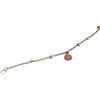 Handmade Bracciale color oro con pendente conchiglia