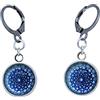 Handmade Orecchini pendenti con cabochon fantasia