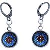 Handmade Orecchini pendenti con cabochon fantasia