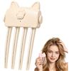 Bpoeee Wireless Heated Volumizing Root Lift Clip for Fine Flat Hair (Beige) | Heated Root Lift 85°C & 100°C Settings 3-Minute Auto Shutoff 800mAh Rechargeable Cordless Travel Styling