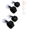 BFLaiCai Set Di Bondage Bondage Sessuale BDSM Gioco Di Ruolo Bagno Ventosa Manette Cavigliere Set Di Bondage Regolabile Letto Erotico Giocattolo Sessuale Fetish SM Giocattolo Sessuale Erotico