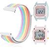 Snyeest Cinturino di ricambio in nylon compatibile con orologio Freestyle | Cinturino morbido regolabile ad asciugatura rapida per Shark Classic, cinturino con clip, per uso quotidiano, unisex