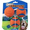 Chuckit! Fetch Medley Gen3 | Palline per cani | 3 pezzi | Ø 6 cm | Galleggianti
