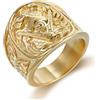 Fachoice Anello massonico vintage da uomo classico massonico simbolo massonico elegante gioiello bussola