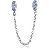 Yashuo Ciondolo in argento sterling 925 con perline in materiali sicuri, per braccialetti Pandora da donna, stile europeo. e 925, colore: A, cod. YS-C011