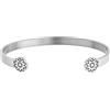 Purelei Infinity Bracciale da donna - Bracciale regolabile (60-64) con elegante motivo in acciaio inox impermeabile - Bracciale aperto in oro/argento - Elegante gioiello da donna senza tempo, Eine