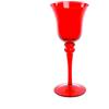 MERCURY PORTACANDELA ROSSO VETRO D.8XH20 73839