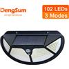 dengsum Semicerchio 4 lati 102Led 3 modalità glow motion sensore di luce da parete solare Yard Path giardino di Casa a energia solare di Induzione lampada di via