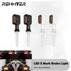 REWMTER Moto Posteriore Mini E Mark LED Freno Indicatore di direzione Indicatore luminoso Lampada da corsa per Harley Sportster XL 1200 883 Touring Dyna Softail