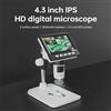 INSKAM Microscopio digitale da 4,3 pollici 1080P 50-1000x Microscopio a moneta 2000mAh Microscopio per saldatura per riparazione elettronica PCB PC portatile