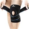NEENCA Ginocchiere per dolore da uomo e da donna con stabilizzatori laterali in gel rotuleo, artrite, strappo di menisco, ACL, sollievo, corsa
