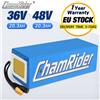 ChamRider Ebike 48v Batteria 36v 10ah 20ah 30ah 18650 30A Celle BMS Batteria al litio per scooter elettrico Consegna veloce