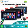 naviunit Autoradio Wireless Carplay Android15 per VW POLO GOLF 5 6 PASSAT B6 B7 JETTA TIGUAN TOURAN SHARAN SCIROCCO CADDY Seat Skoda