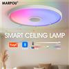 MARPOU Lampade da Soffitto Intelligenti MARPOU TUYA RGB Dimmerabili con Controllo Remoto e Musica Integrata 32W 45W 47W AC220V per Camera da Letto e Soggiorno