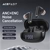 ACEFAST 4 Microfoni ANC -35dB Riduzione Profonda Senza Fili Bluetooth 5.4 Auricolare HiFi Stereo Musica Sport ENC Chiamata Auricolari 35H Durata Della Batteria