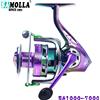 SAMOLLA Nuovo Arrivo Mulinello da pesca in acqua salata Spinning 1000-7000 6 + 1BB 5.2:1 Max Drag 10KG Mulinelli impermeabili