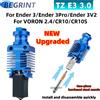 BEGRINT Nuovo aggiornamento TZ-E3 3.0 Hotend Kit per Ender 3/CR10/VORON 2.4 Testina di stampa ad alta velocità Estrusore Hi-End J-head Hot End per Ender3 V2