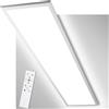 Oraymin Pannello LED 120x30 dimmerabile con telecomando, 40W 4400LM Lampada da soffitto con memoria, 3000K-6500K per soggiorno e camera da letto