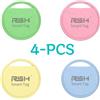 RSH 4PCS Localizzatore di sicurezza Borsa portafoglio per bagagli Localizzatore di animali Anti perdita per Android Smart Tag Funziona con Google Trova per Samsung