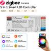 MJJC GL-C-601P ZigBee 3.0 Pro Max Controller LED 5 in 1 RGBCCT RGBW RGB CCT Dim Light Mix 20A Fusibile collegabile App Voice GLEDOPTO