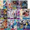 Bandai Carte da Gioco Anime One Piece OPCG Versione Inglese, Carte da Collezione Anime Giapponesi con Effetto Laser Opaco, Replica di Luffy