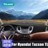 YaLumei Per Hyundai Tucson TL 3rd 2015 2016 2017 2018 Copertura del cruscotto dell'auto Evitare i cuscinetti luminosi Cruscotto Tappeti Accessori anti-UV