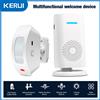 KERUI Wireless 433 mhz Campanello di benvenuto Sensore di movimento PIR / Allarme / Campanello per casa Negozio Ufficio Smart Home