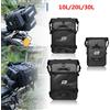 SOYAVISION Borse Posteriori per Moto 8L/10L/20L/30L, Bagagli da Viaggio Impermeabili, Borse Portaoggetti per Portapacchi Posteriore, Borsa Nera per Crash Bar