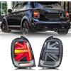 xunder Luci Posteriori a LED per BMW Mini Cooper F55 F56 F57 2014-2017, Indicatori di Direzione Sequenziali, Gruppo Luci Posteriori con Design Union Jack Fumé [Non Compatibili con il Modello Mini 2018-2023