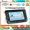 podofo Autoradio Podofo 4+64G 7'' per VW/PASSAT/TOURAN/GOLF, Lettore Multimediale 8Core Qualcomm, Carplay, Android Auto, DSP, RDS, BT, Audio per Auto