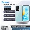 HONOR 200 Lite, Versione EU, Smartphone 5G, Fotocamera da 108MP, Batteria da 4500mAh, Display AMOLED Antiurto da 6,7", Dual SIM, Leggero