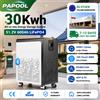 PAPOOL Batteria LiFePO4 48V 600Ah 30Kwh con Ruote, Batteria al Litio 51.2V 100Ah 5Kwh 300Ah 15Kwh, 6500+ Cicli, Bluetooth CAN RS485 BMS per Inverter Solare Domestico, Accumulo Energetico, STOCK UE SENZA