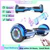 RCB Hoverboard per Bambini 6,5 Pollici Monopattino Elettrico Autobilanciato per Bambini e Adulti, Luci LED Bluetooth, Regalo Ideale, Monopattino Autobilanciante per Bambini, Balance Board