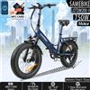 SAMEBIKE Bicicletta Elettrica Pieghevole SAMEBIKE LOTDM200-II, Motore 750W, Batteria al Litio 48V13AH, Velocità Massima 40km/h, Chiave Intelligente NFC, Pneumatici Fat 20*4.0 pollici per Ogni Terreno, Bici