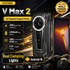 DOOGEE V Max 2 Smartphone Rugged Flagship 5G, Anteprima Mondiale, Display Digitale 6,78 pollici, 48GB(16+32) RAM + 512GB ROM, Batteria 22000mAh, Android 16, Doppie Luci da Campeggio, Ricarica Super