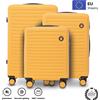W WINGS Set di 3 valigie in ABS+ COOT (28"/24"/20") Resistenti | 360 ° Ruote | Lucchetto TSA | Cabina, dimensioni grandi e medie | Dimensioni approssimative 75x50x30 cm/64,5x44x26,5 cm/55x40x20 cm |