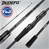 BUDEFO Canna da Pesca BUDEFO RUBINE FUJI Guide 40T in Carbonio per Spinning e Casting, ML/MH 3-28g, per Bass, Luccio, Zander, Persico, 2.08m/2.13m/2.28m, Azione Rapida, Ultra Leggera, per Spigola, Trota,