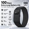 LIGE Smartwatch alla Moda, Braccialetto Intelligente per Sport e Fitness, Monitoraggio della Frequenza Cardiaca e dell'Ossigeno nel Sangue, Impermeabile, 100 Giorni di Autonomia