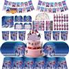 Potdemiel Set Decorazioni per Feste a Tema Anime, Piatti, Bicchieri, Tovaglioli, Striscioni, Palloncini per Compleanni e Baby Shower